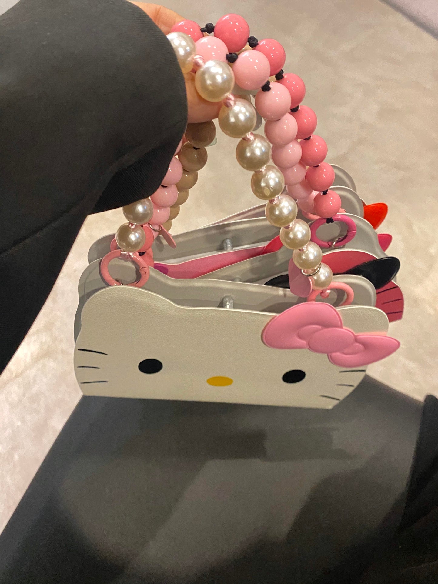 Hellokitty Shape Flip Phone Case Cute Kawaii Phone Case With Chain#0188