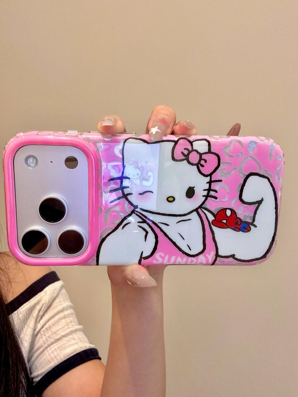 Hello Kitty Pink Muscle Phone Case #650
