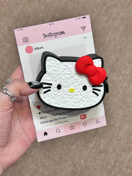 Hellokitty Sashimi Shape Silicone Cute Kawaii AirPods Case #0213