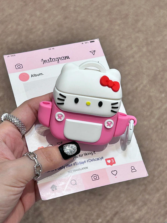 Hellokitty Shoulder Bag Shape Silicone Cute Kawaii AirPods Case #0196