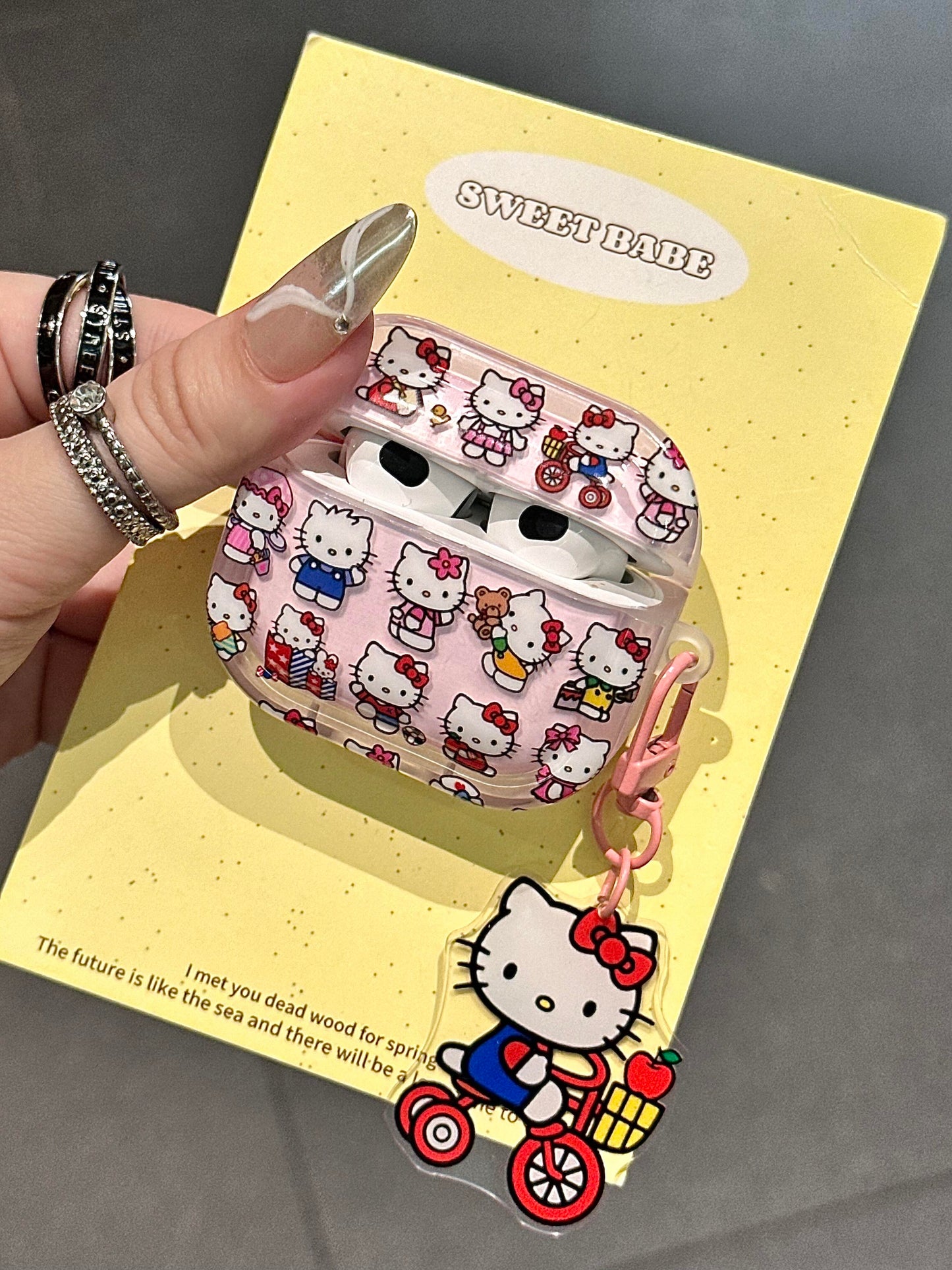 Hellokitty Plastics Cute Kawaii AirPods Case #0218