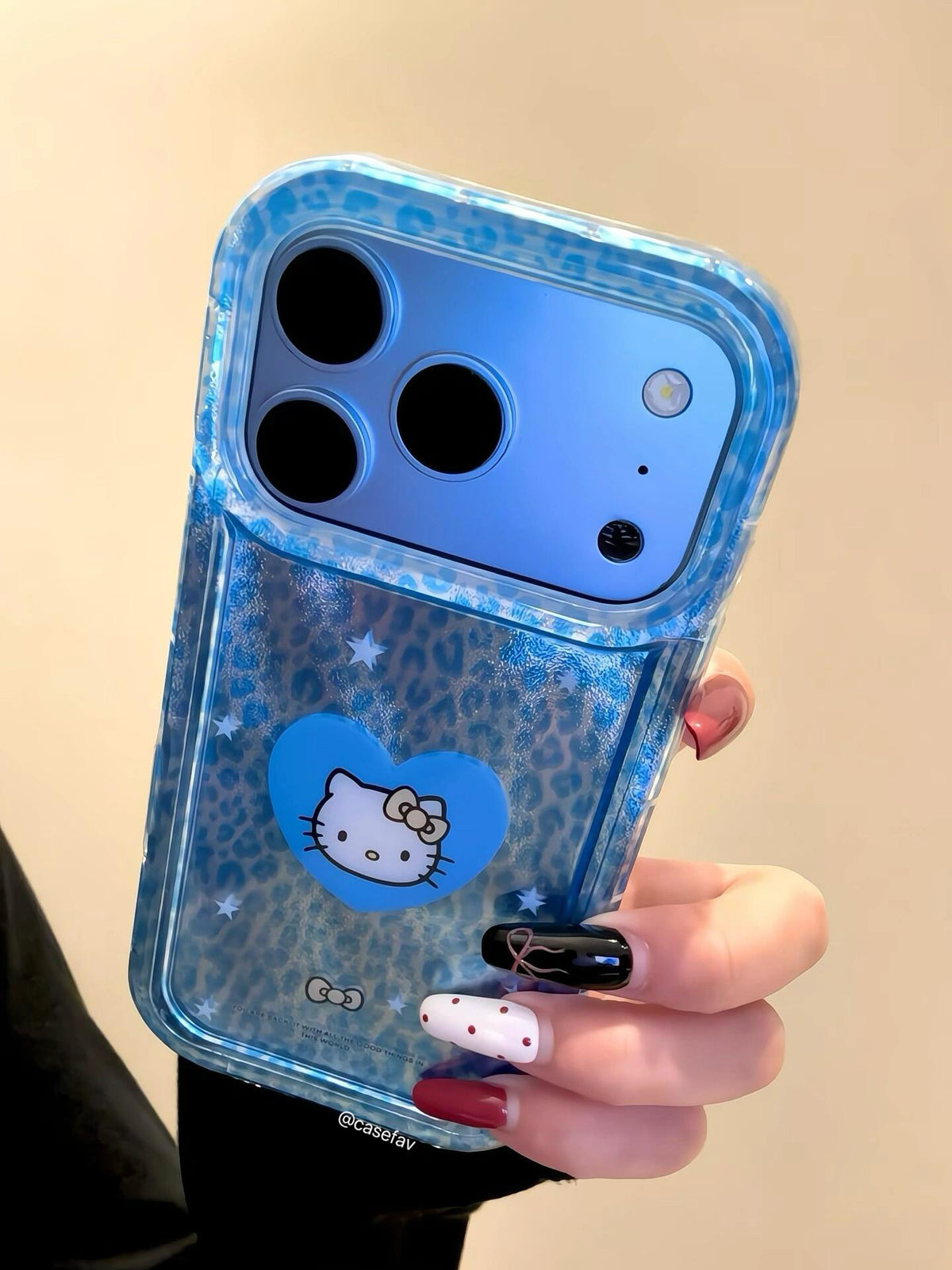 Hello Kitty Leopard Print Hearts Phone Case #702