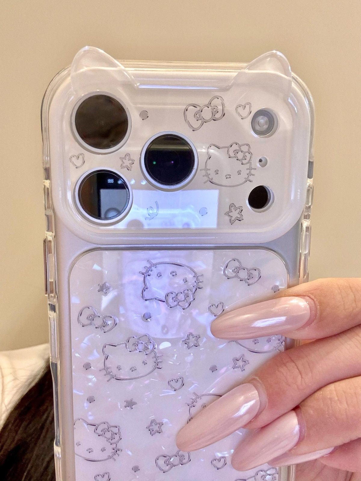 Hello Kitty White Shell Material Phone Case #659