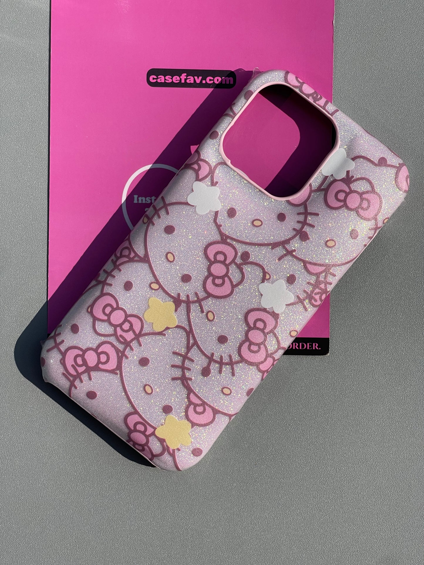 Hellokitty Glitter Cute Kawaii Phone Case #0338