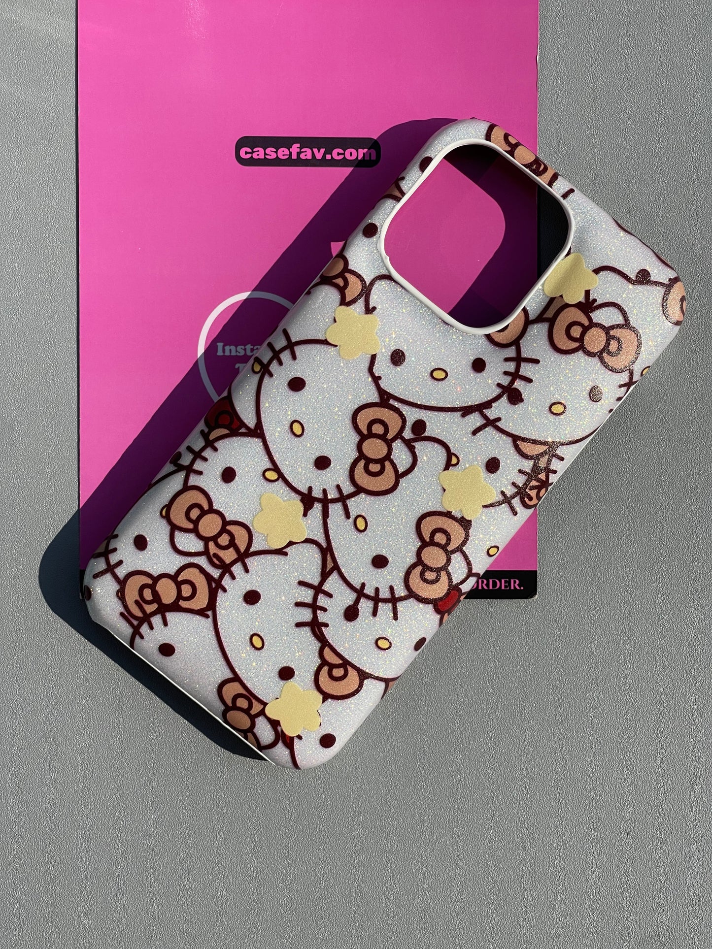 Hellokitty Glitter Cute Kawaii Phone Case #0338