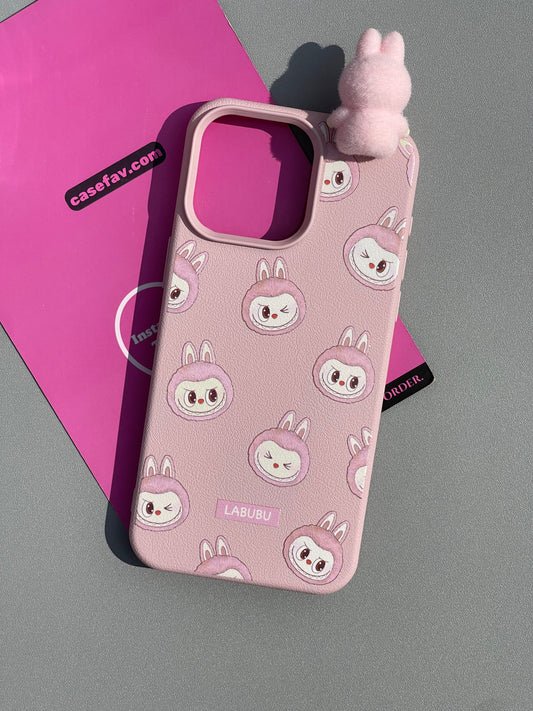 LABUBU PU Texture Cute Kawaii Phone Case #0334