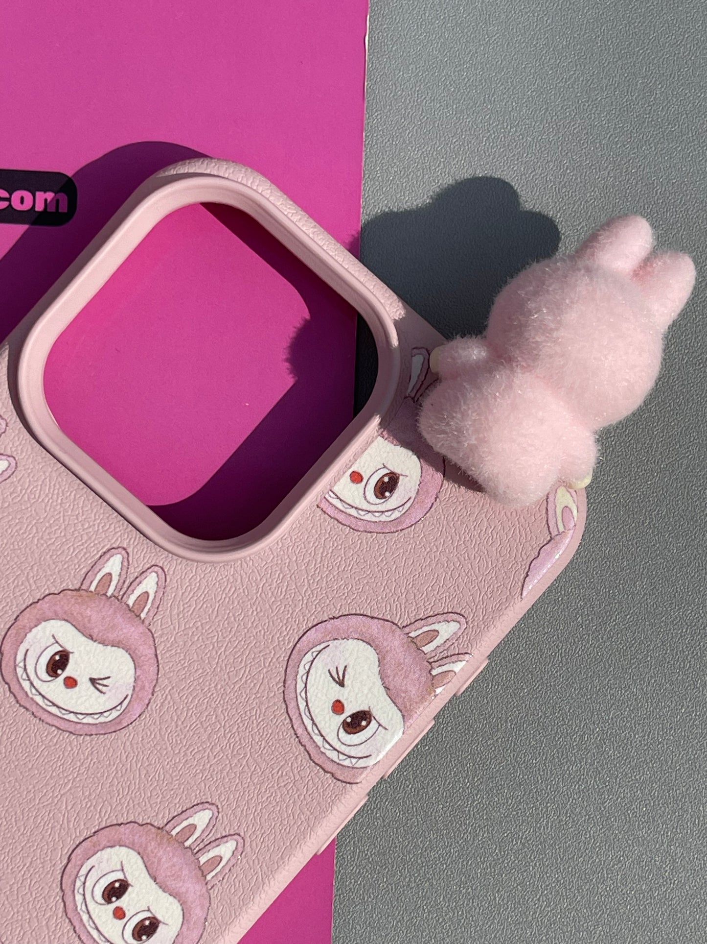 LABUBU PU Texture Cute Kawaii Phone Case #0334