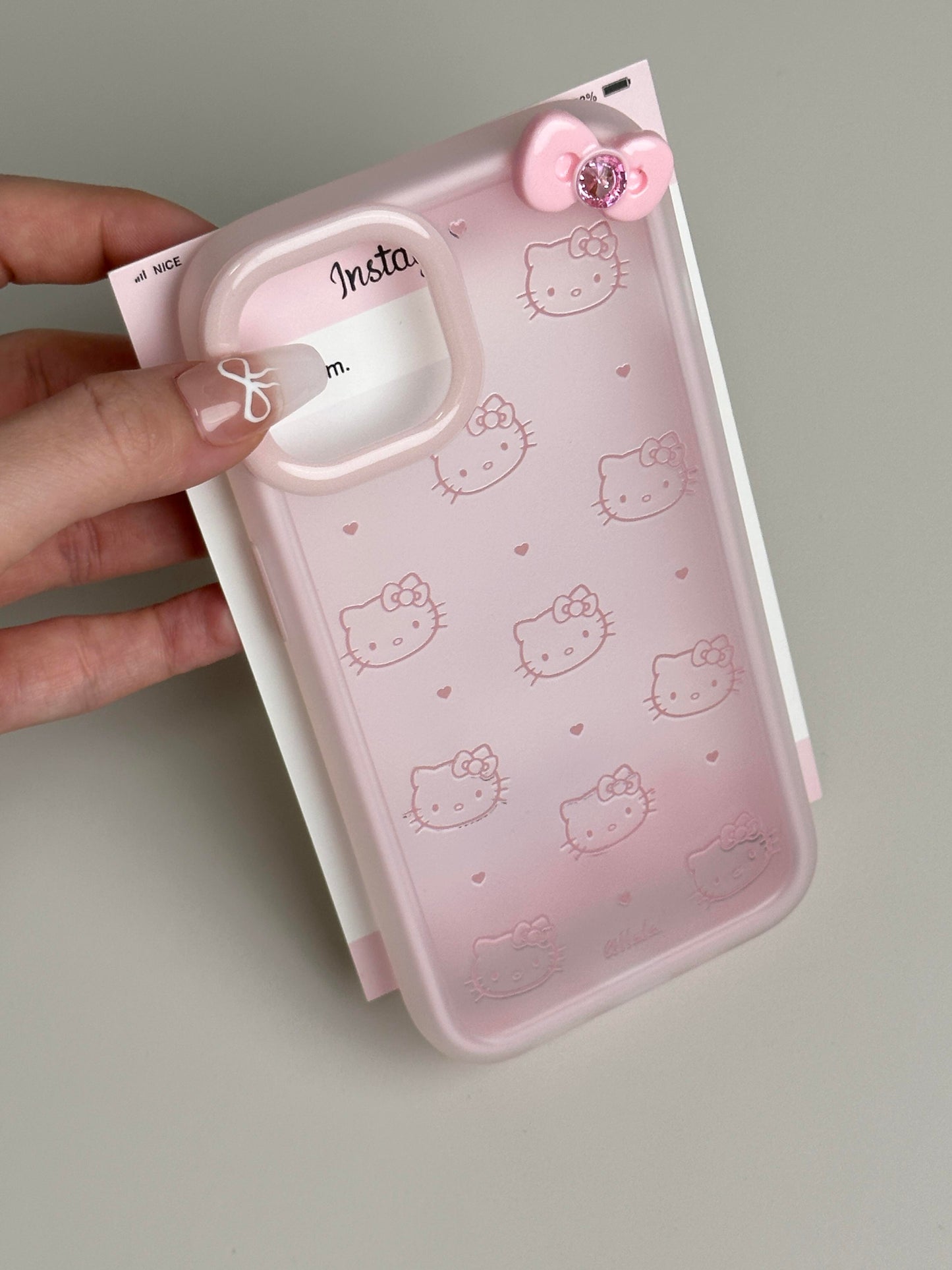 Hellokitty Pink Cute Kawaii Phone Case #0239