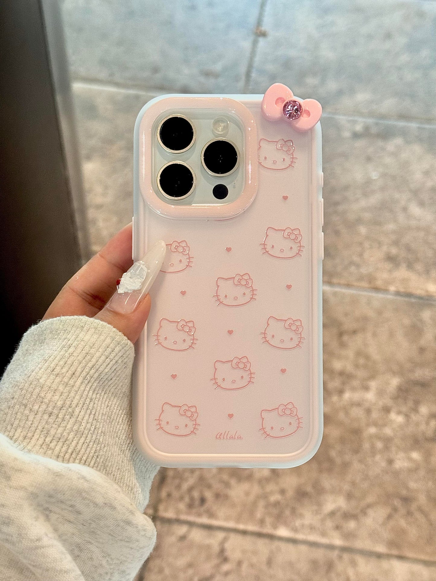 Hellokitty Pink Cute Kawaii Phone Case #0239