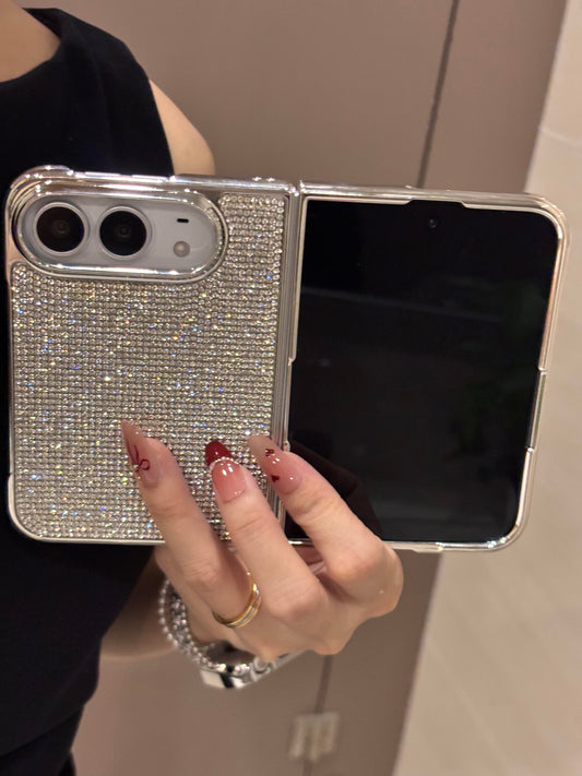 Silver Cute Kawaii iPhone Duo Case #0656