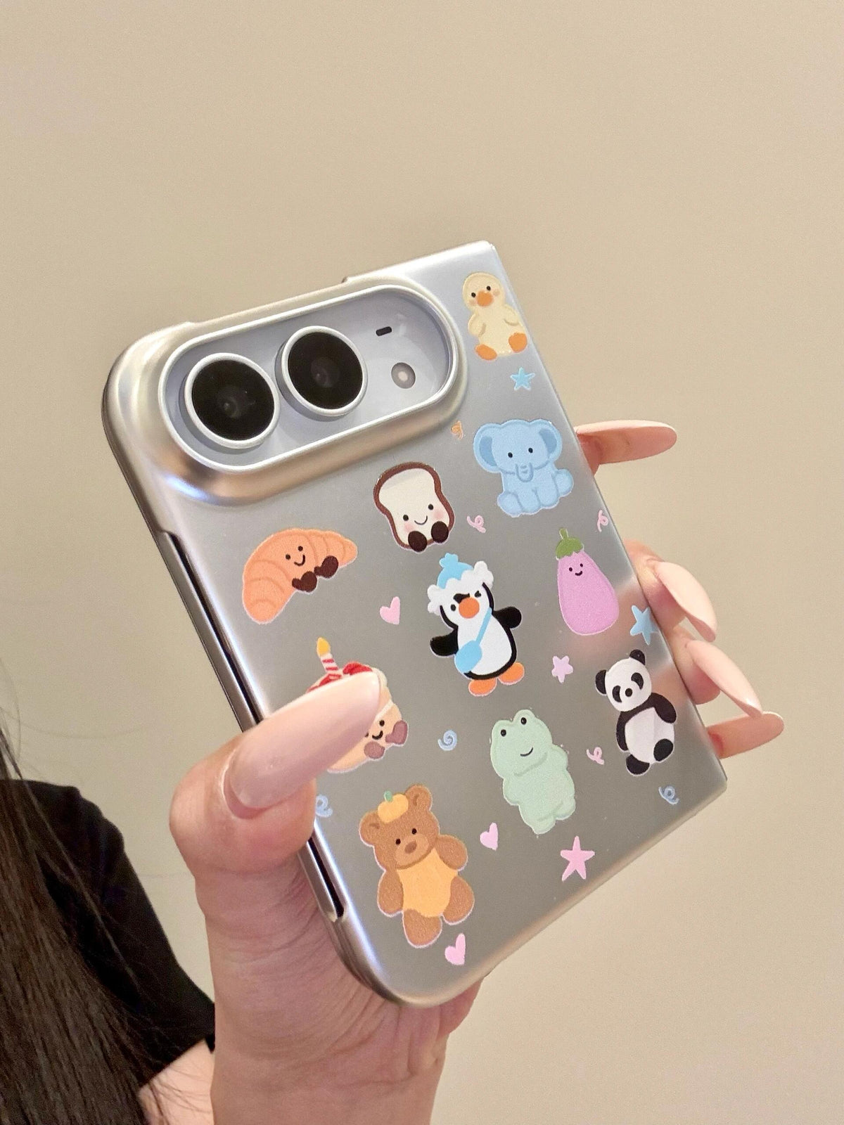 Animals Silver iPhone Duo Case #0658