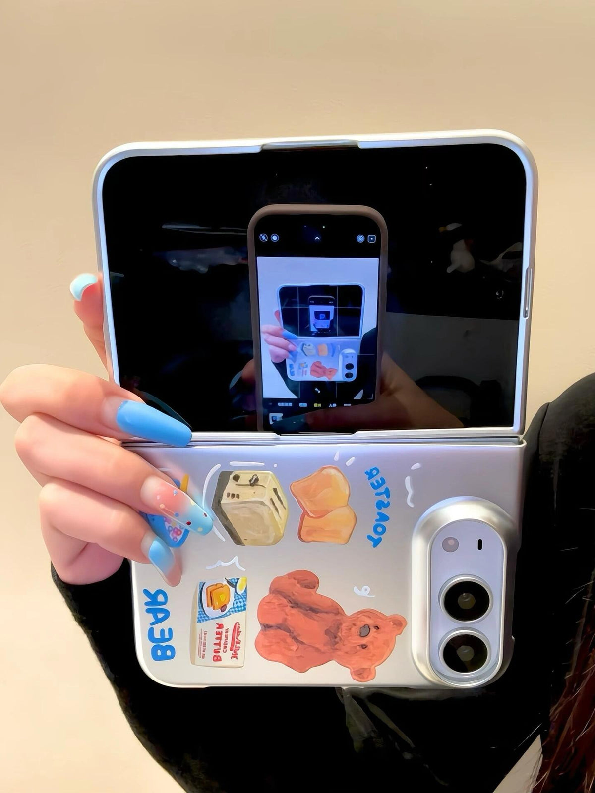 Silver Bear iPhone Duo Case #0673