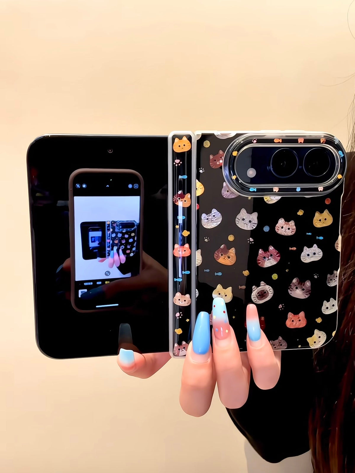 Black Cat iPhone Duo Case #0672
