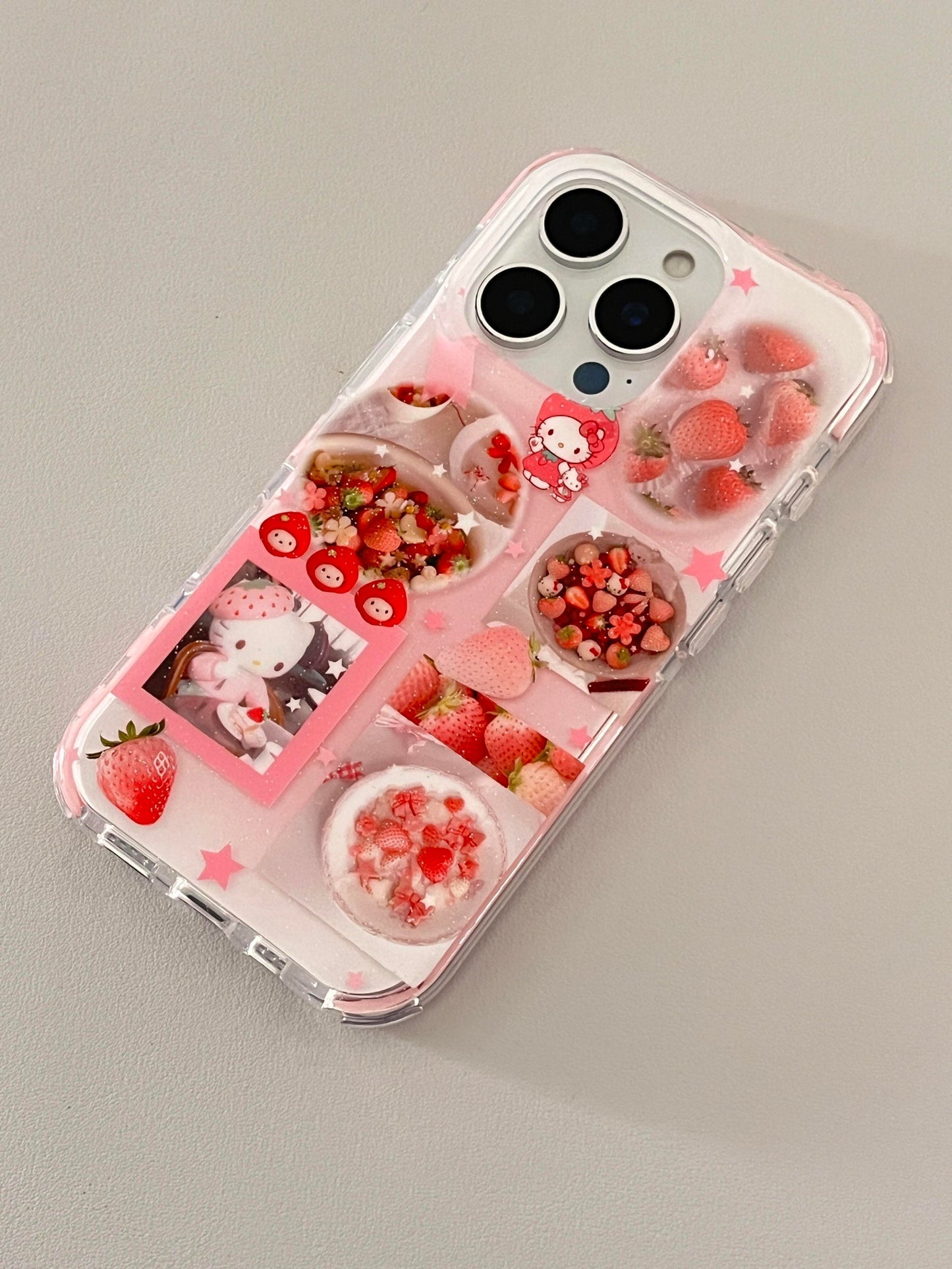 Hellokitty Pink Strawberry Cute Kawaii Phone Case #0484