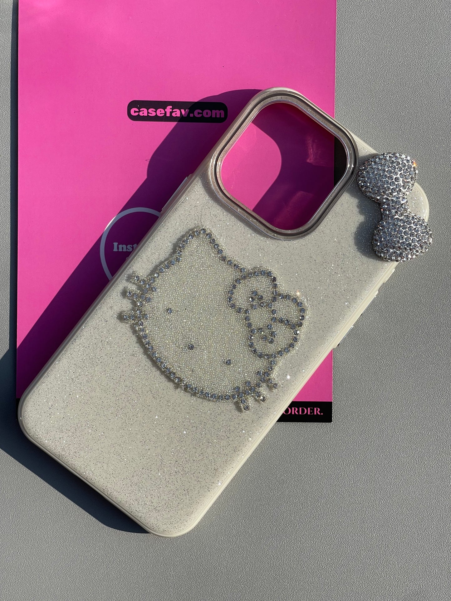 Hellokitty Suede 3D Grainy Cute Kawaii Phone Case #0371