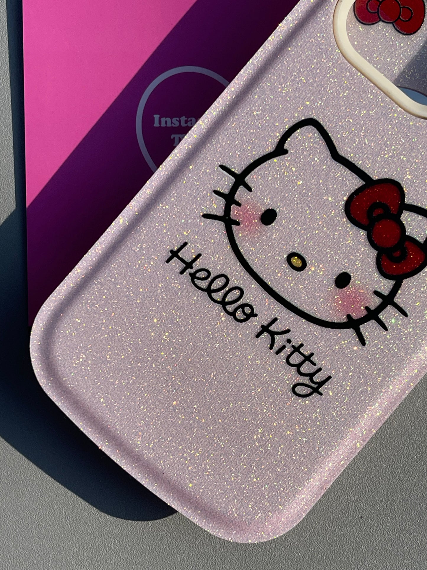 Hellokitty Glitter Flip Phone CaseCute Kawaii Phone Case  #0375