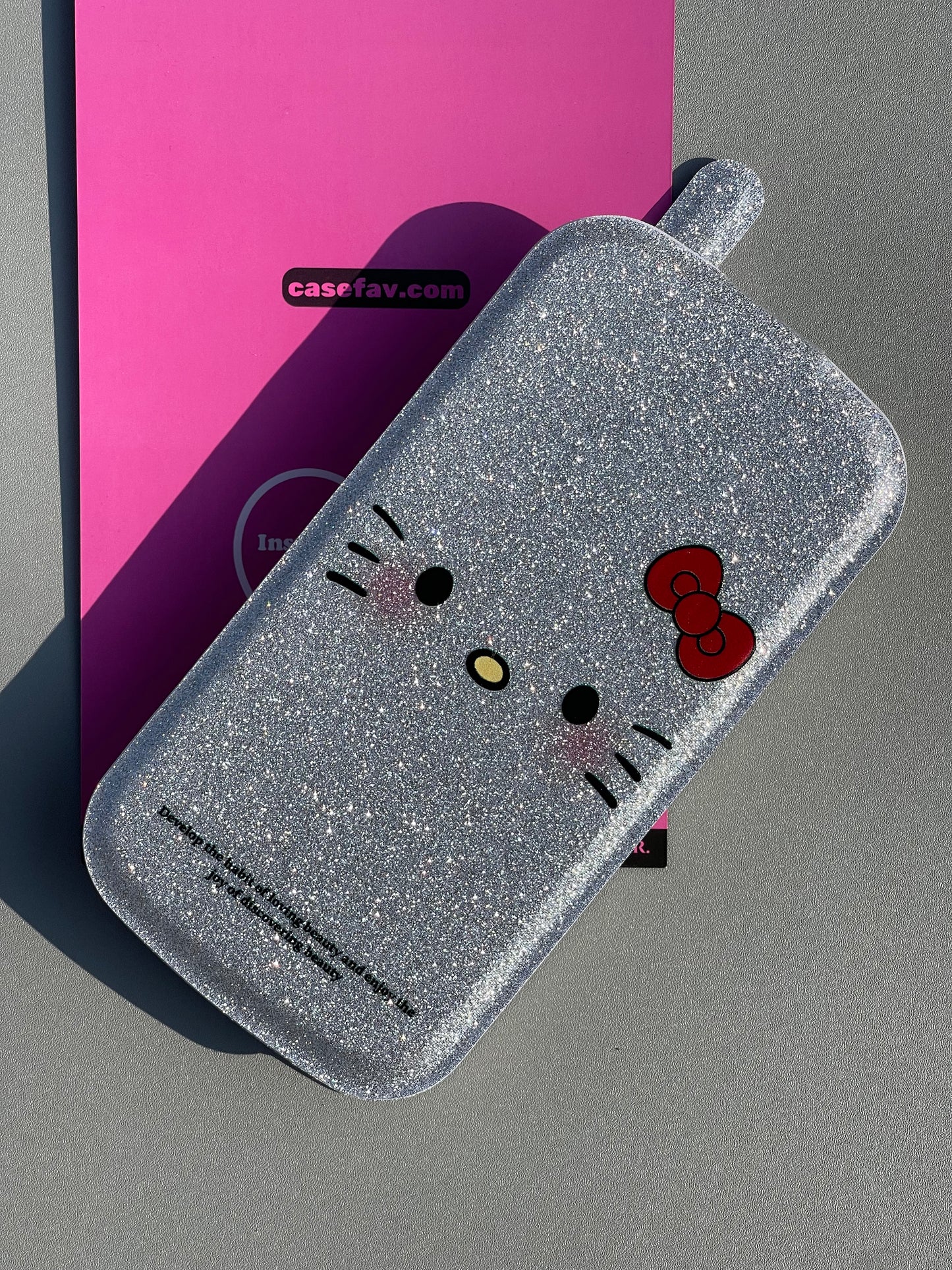 Hellokitty Glitter Flip Phone CaseCute Kawaii Phone Case  #0375