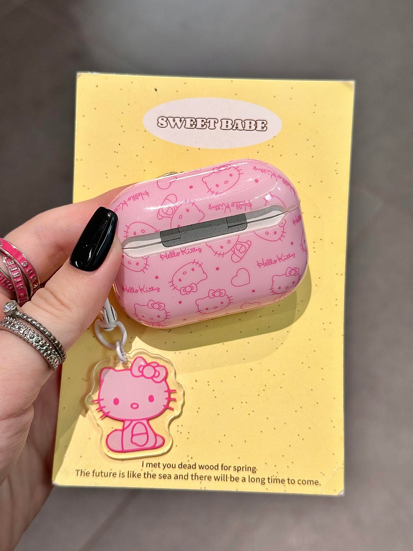 Hellokitty Pink Cute Kawaii AirPods Case #0259