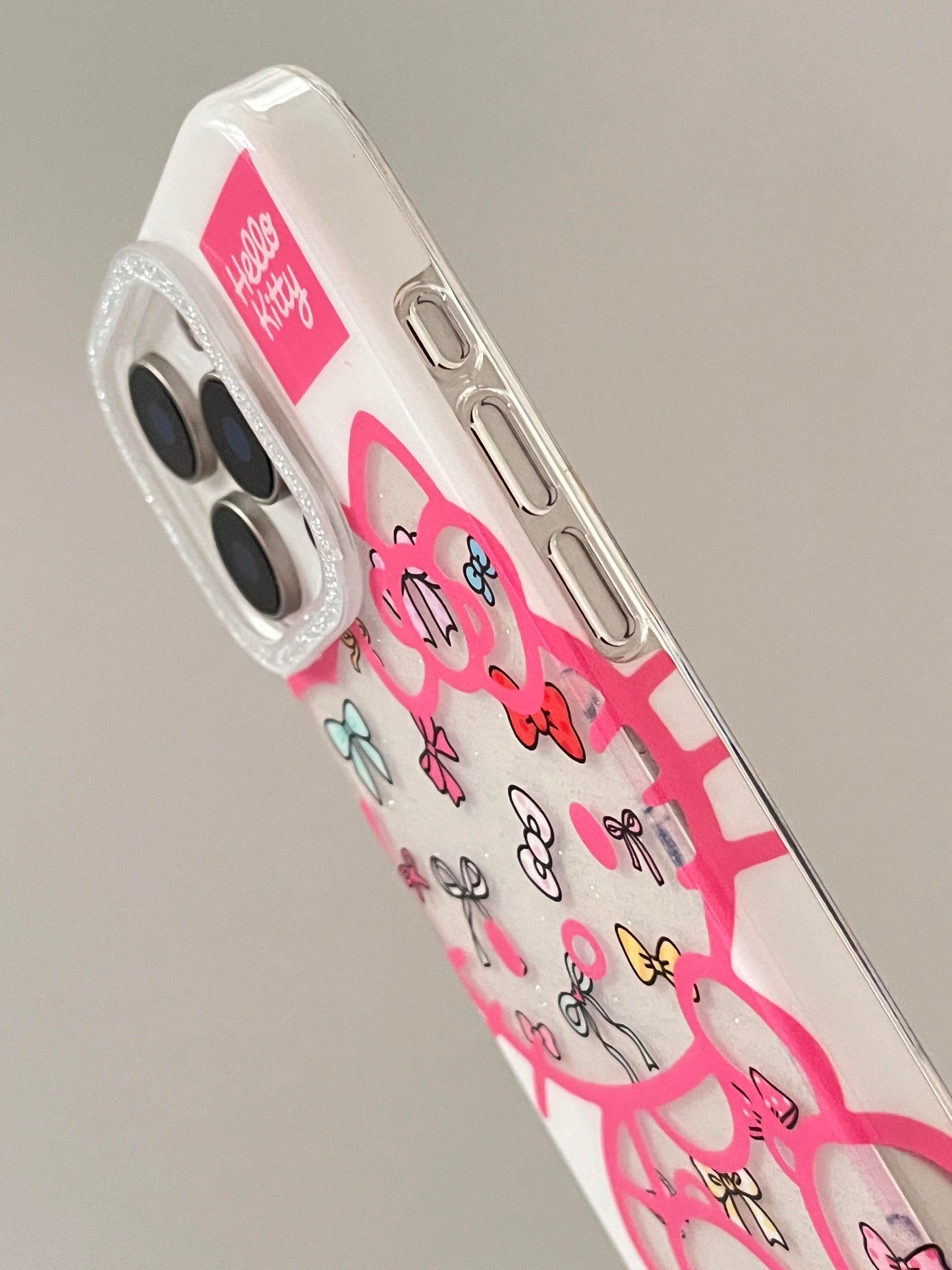 Hellokitty Glitter Clear Cute Kawaii Phone Case #0495