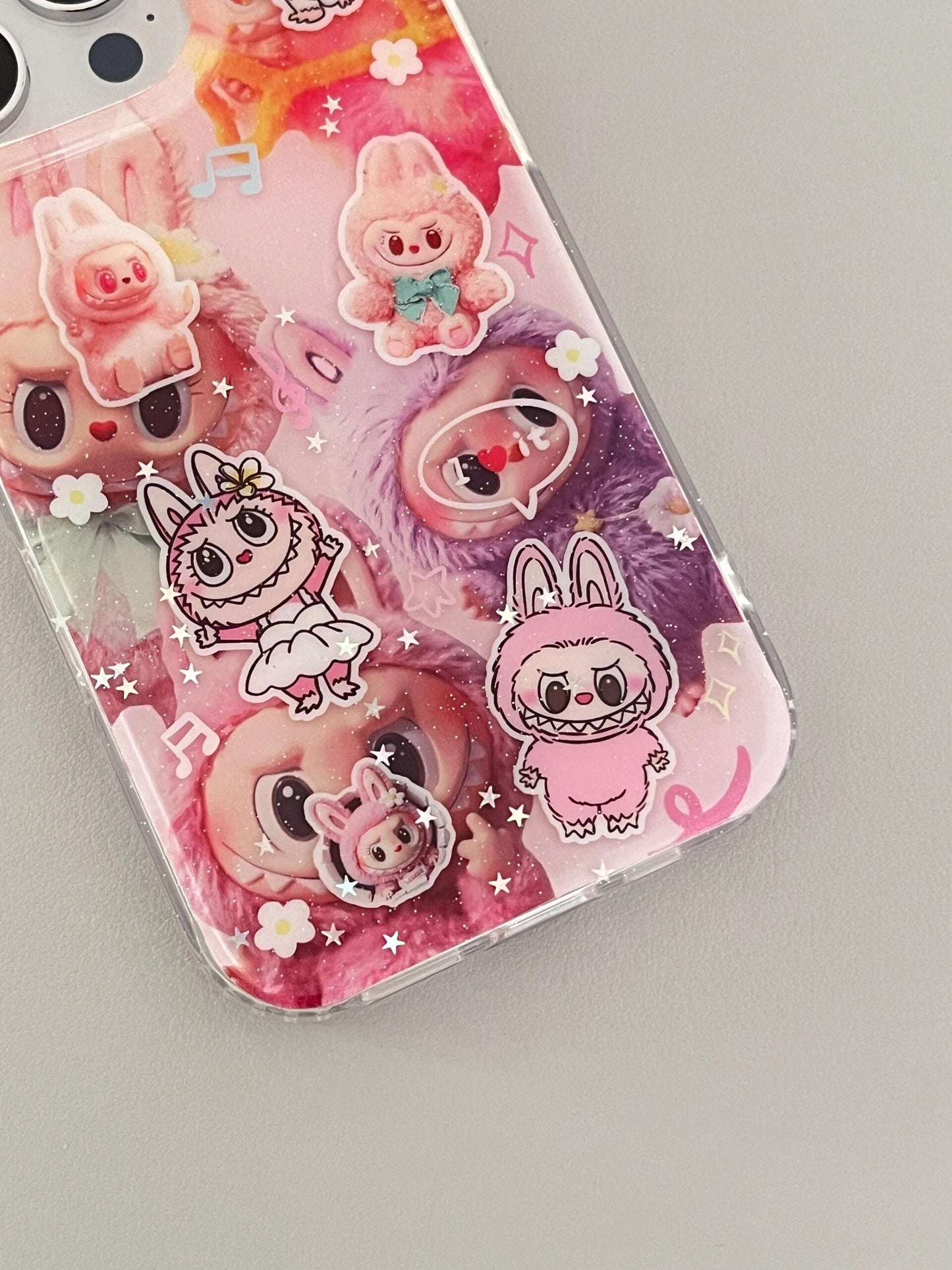 Pink Labubu Cute Kawaii Phone Case #0491