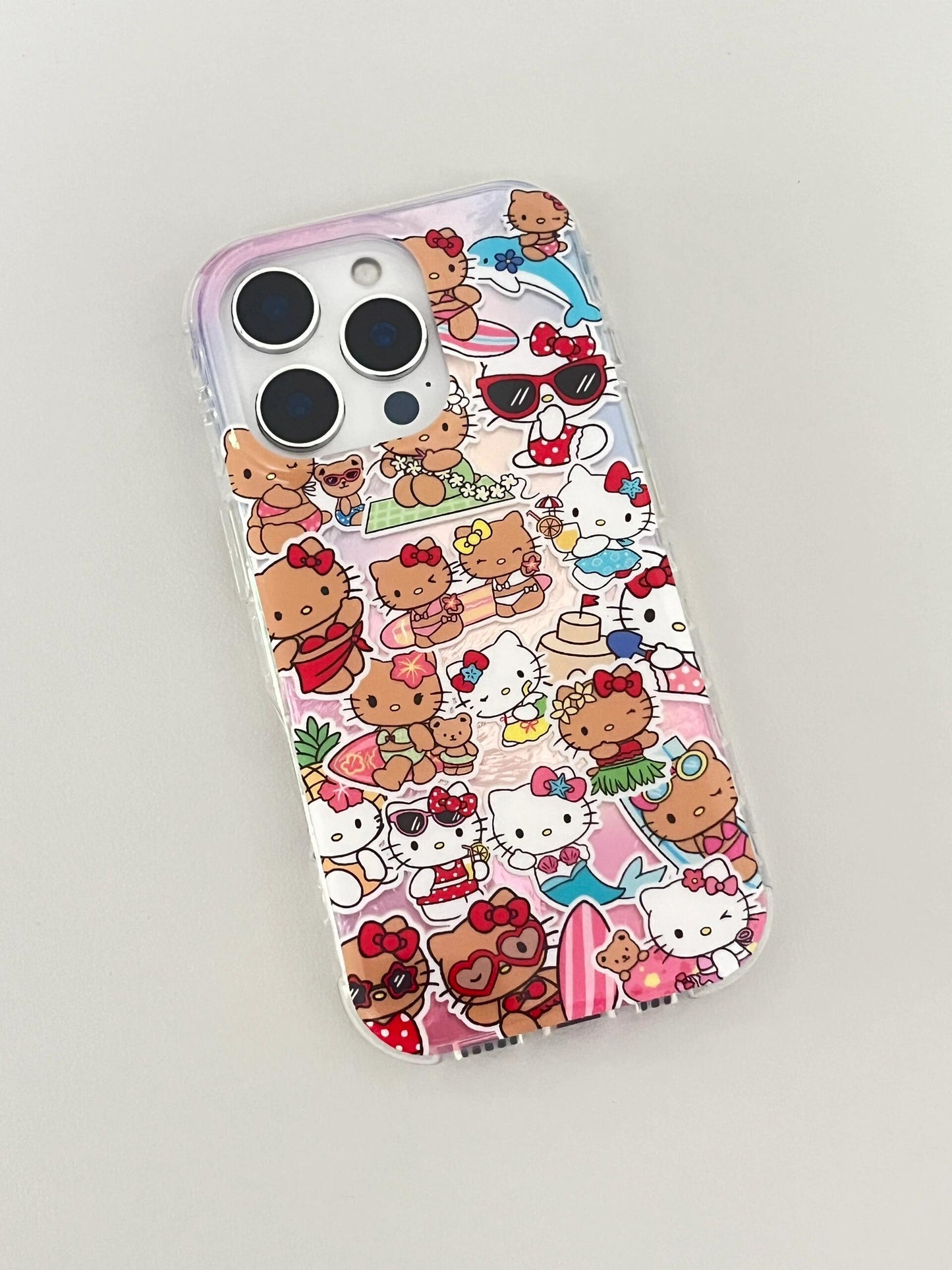 Tan Hellokitty Vacation Cute Kawaii Phone Case #0489
