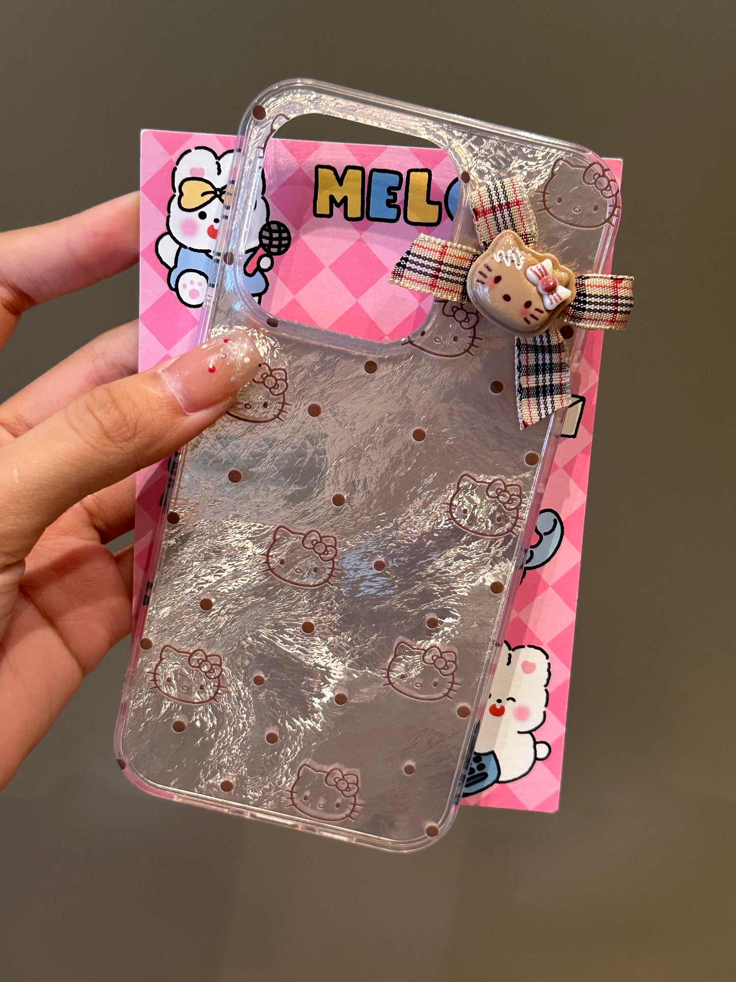 Hellokitty Silver Shell Cute Kawaii Phone Case #0267