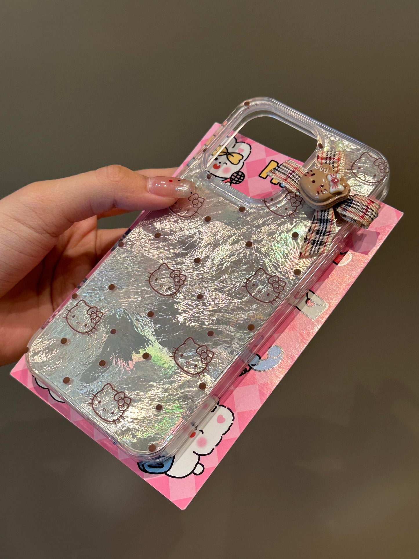 Hellokitty Silver Shell Cute Kawaii Phone Case #0267