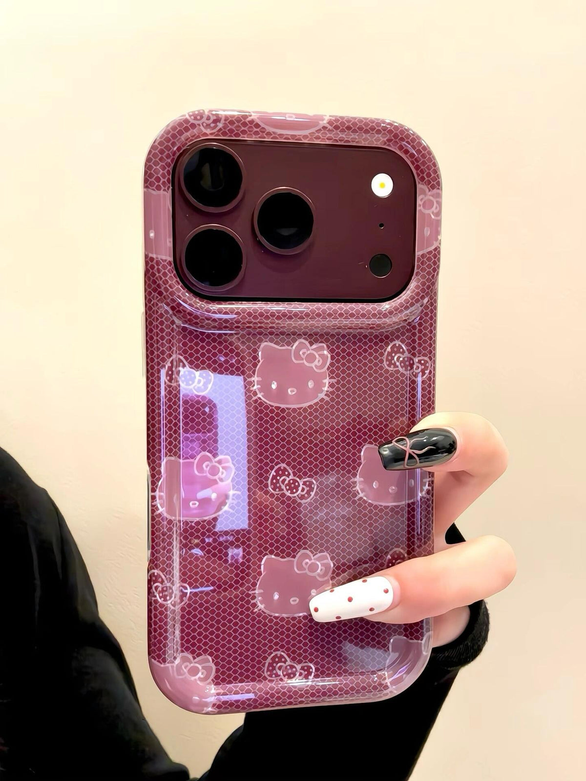Hello Kitty Sparkling Clear Phone Case #700