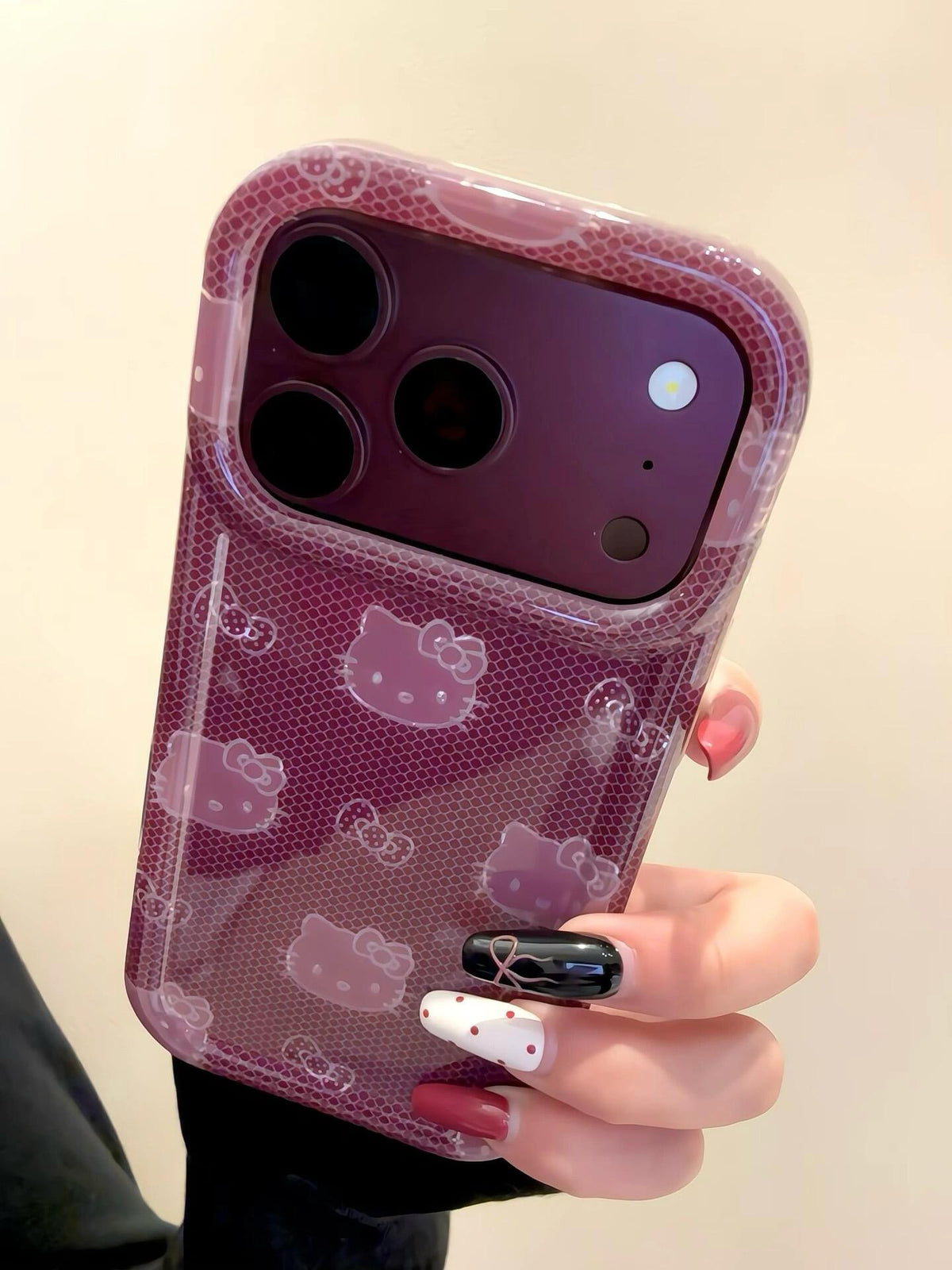Hello Kitty Sparkling Clear Phone Case #700