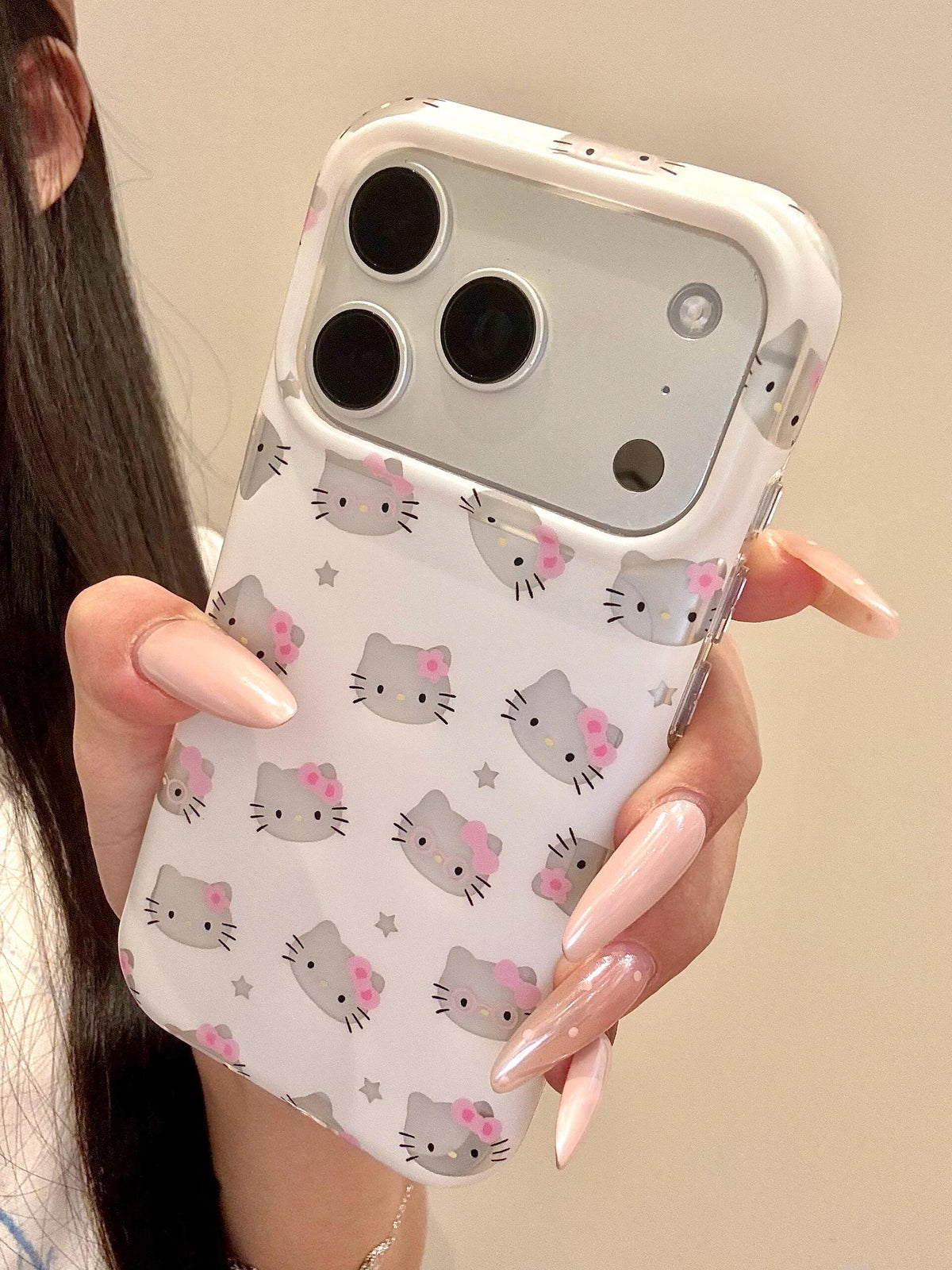 Hello Kitty White Clear Phone Case #701