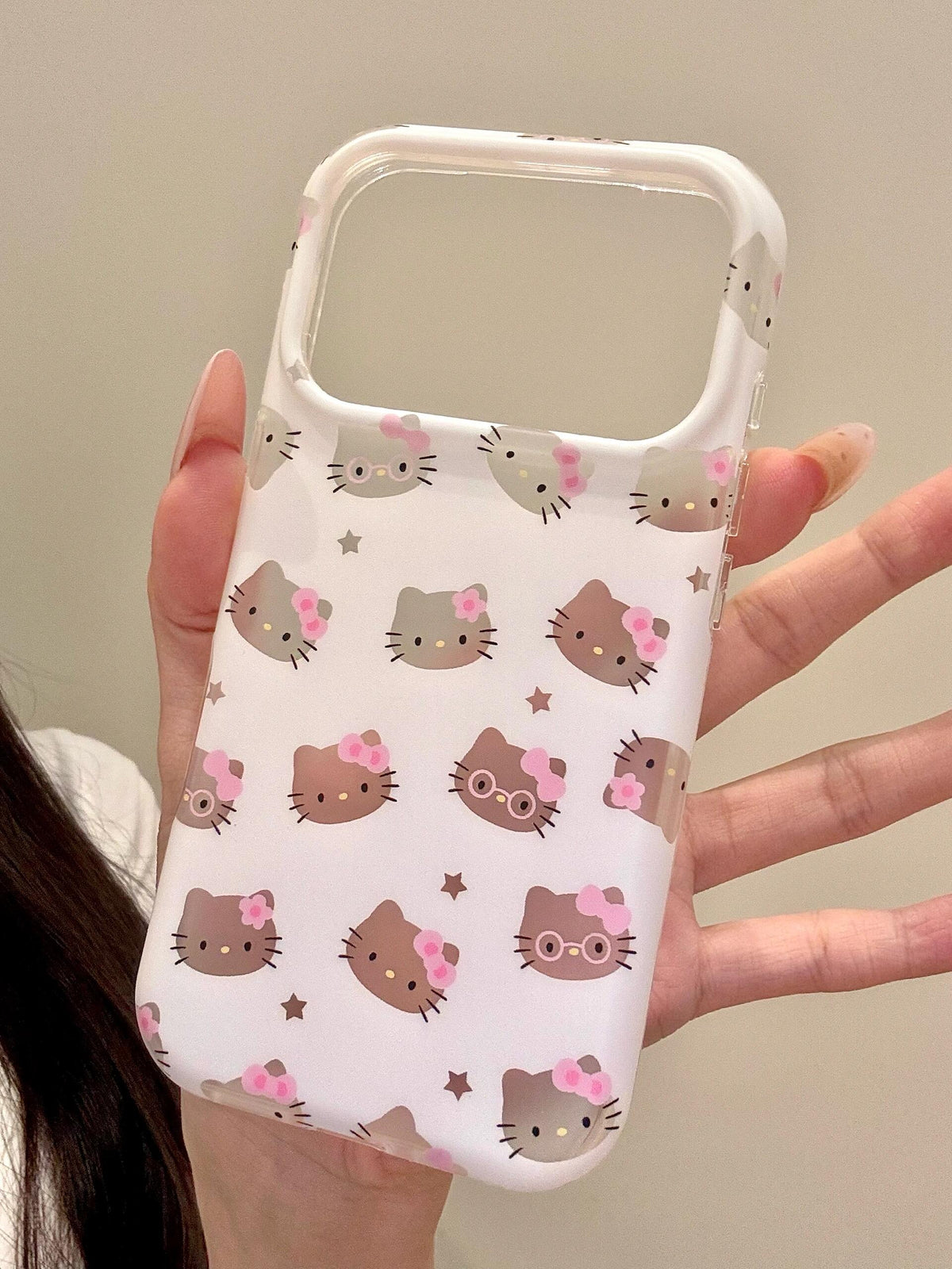Hello Kitty White Clear Phone Case #701