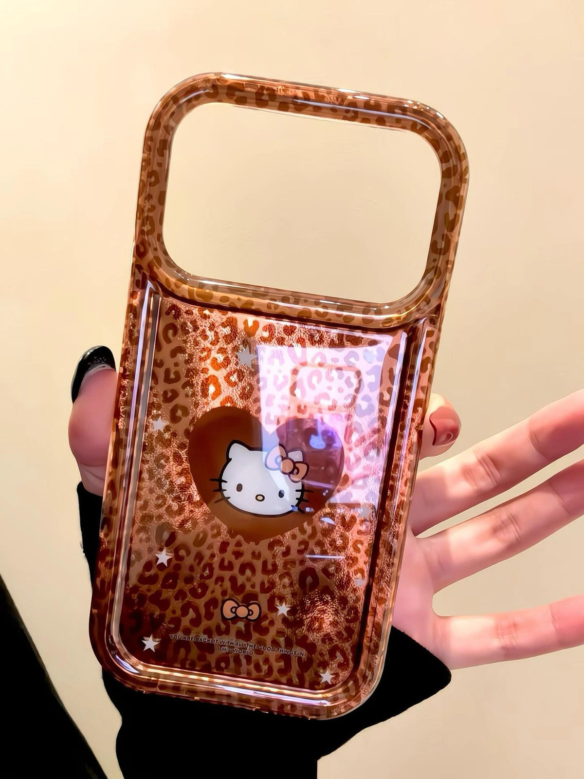 Hello Kitty Leopard Print Hearts Phone Case #702