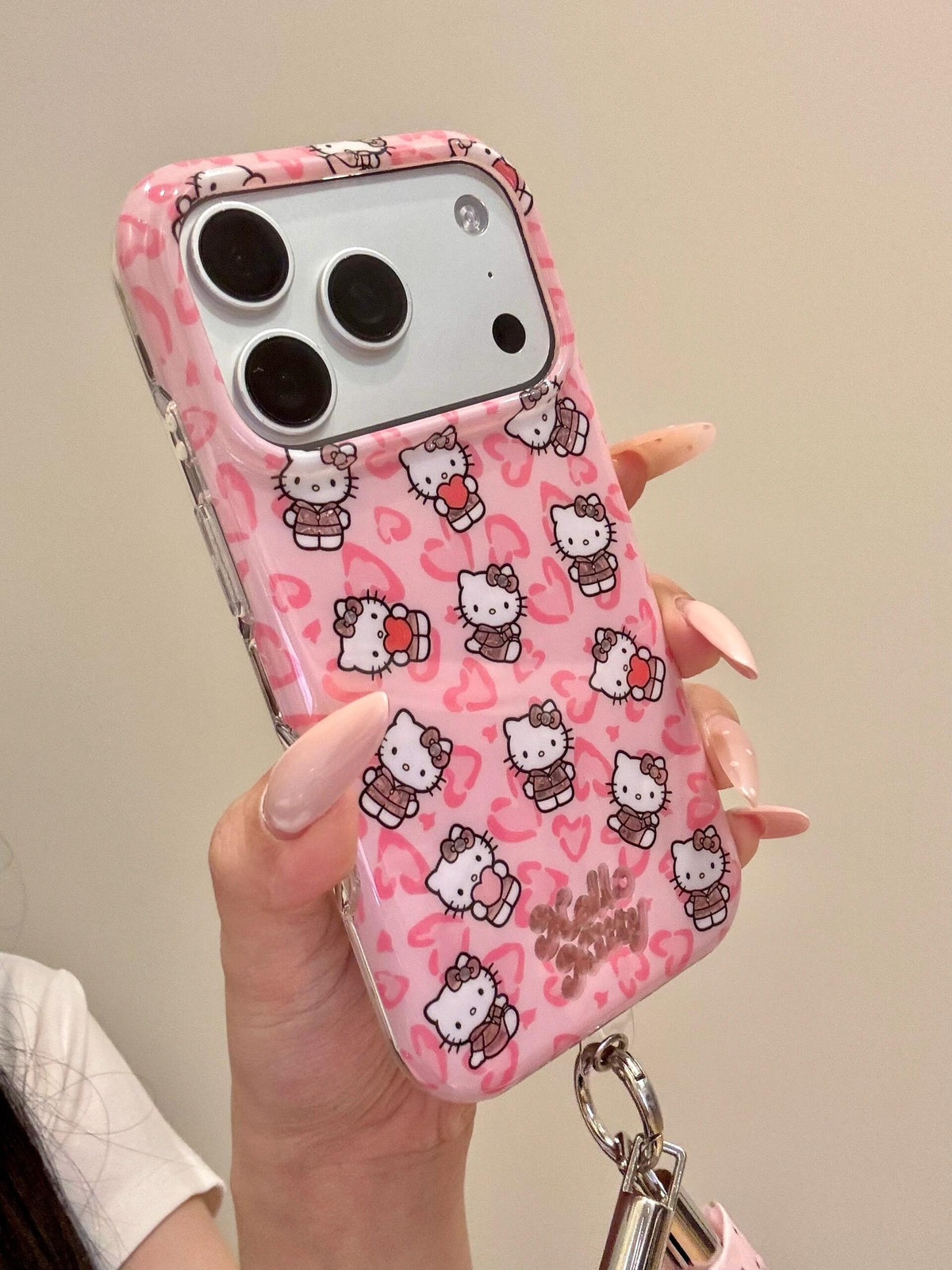 Hello Kitty Pink Leopard Print Phone Case #703
