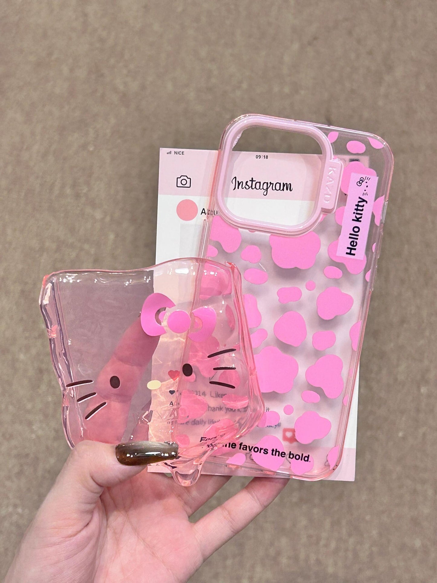 Hellokitty Jelly Shape Removable Cute Kawaii Phone Case  #0105