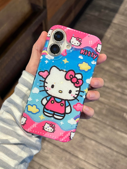 Hellokitty Cartoon Glitter Cute Kawaii Phone Case #0499