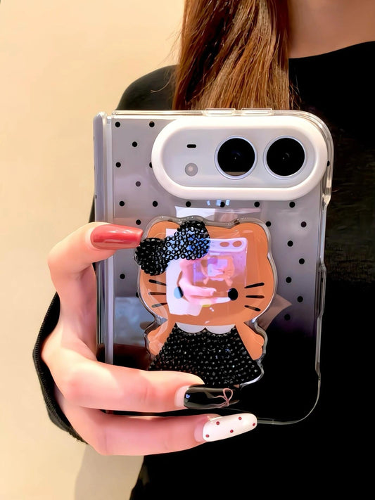 Hellokitty Polka Dots Cute Kawaii iPhone Duo Case #0712