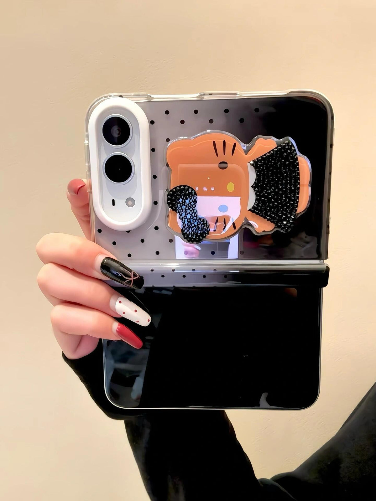 Hellokitty Polka Dots Cute Kawaii iPhone Duo Case #0712