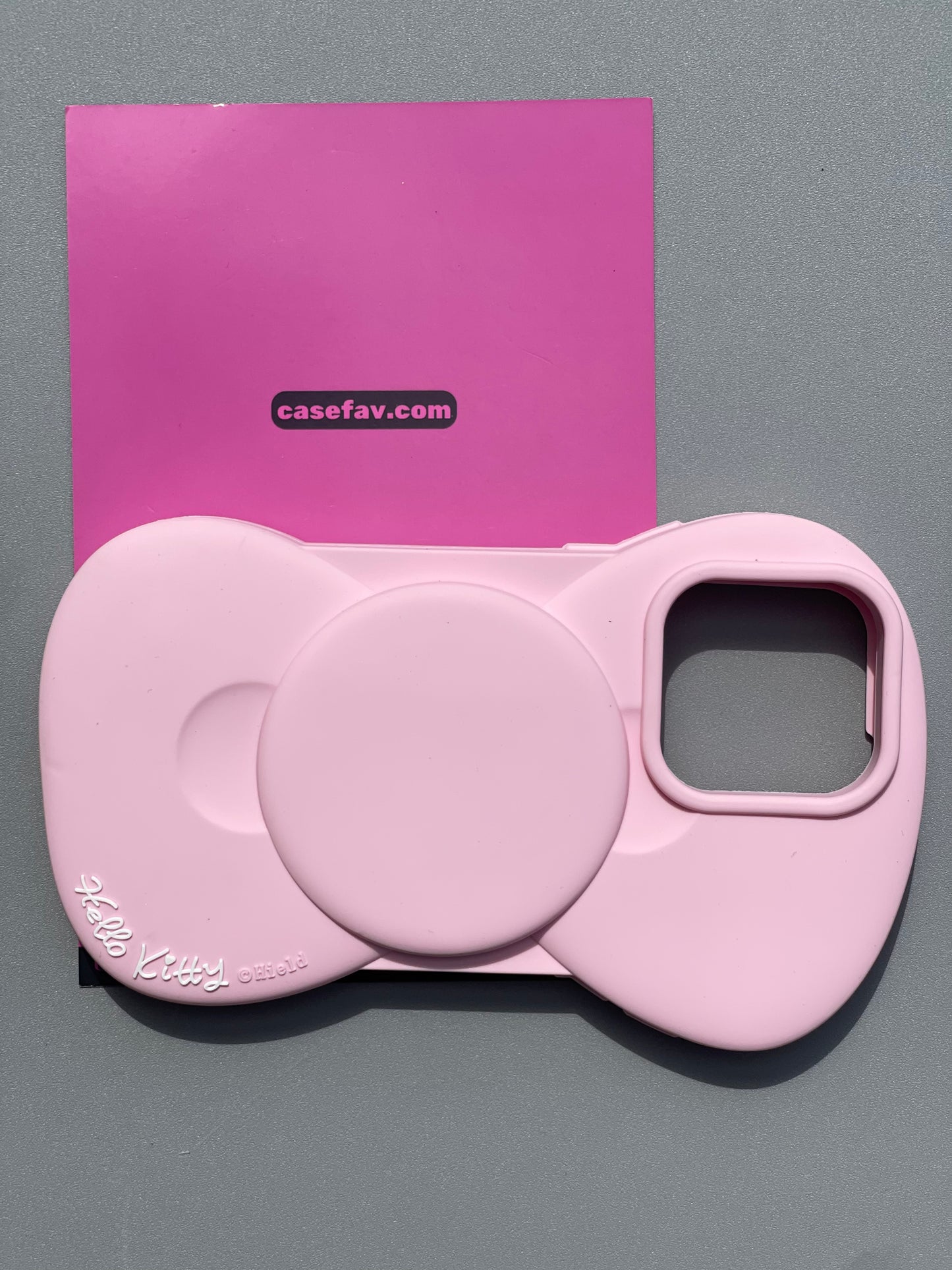 Pink Bowtie Silicone Cute Kawaii Phone Case  #0469