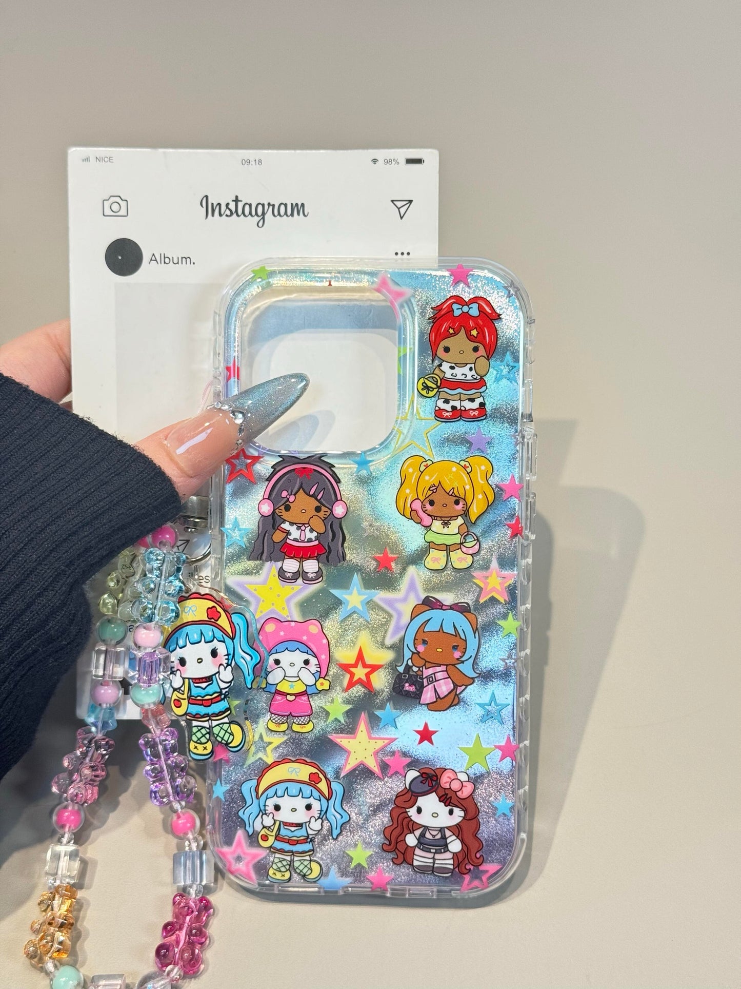 Hellokitty Sparkle Cute Kawaii Phone Case #0538