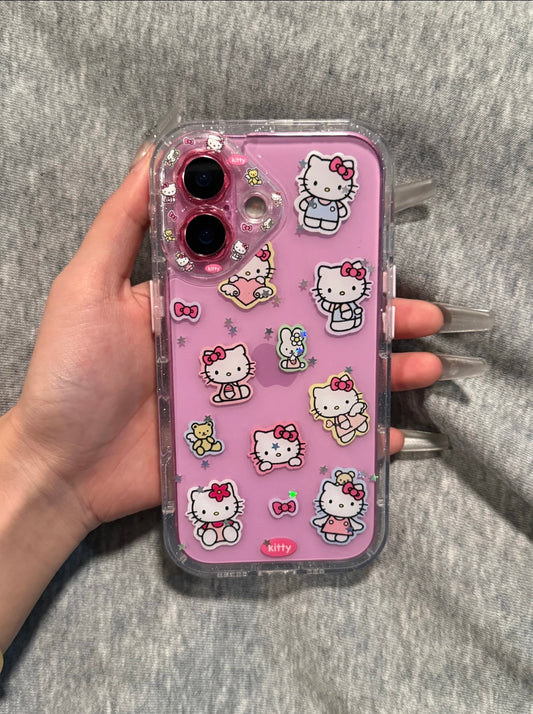 Hellokitty Clear Cute Kawaii Phone Case #0512