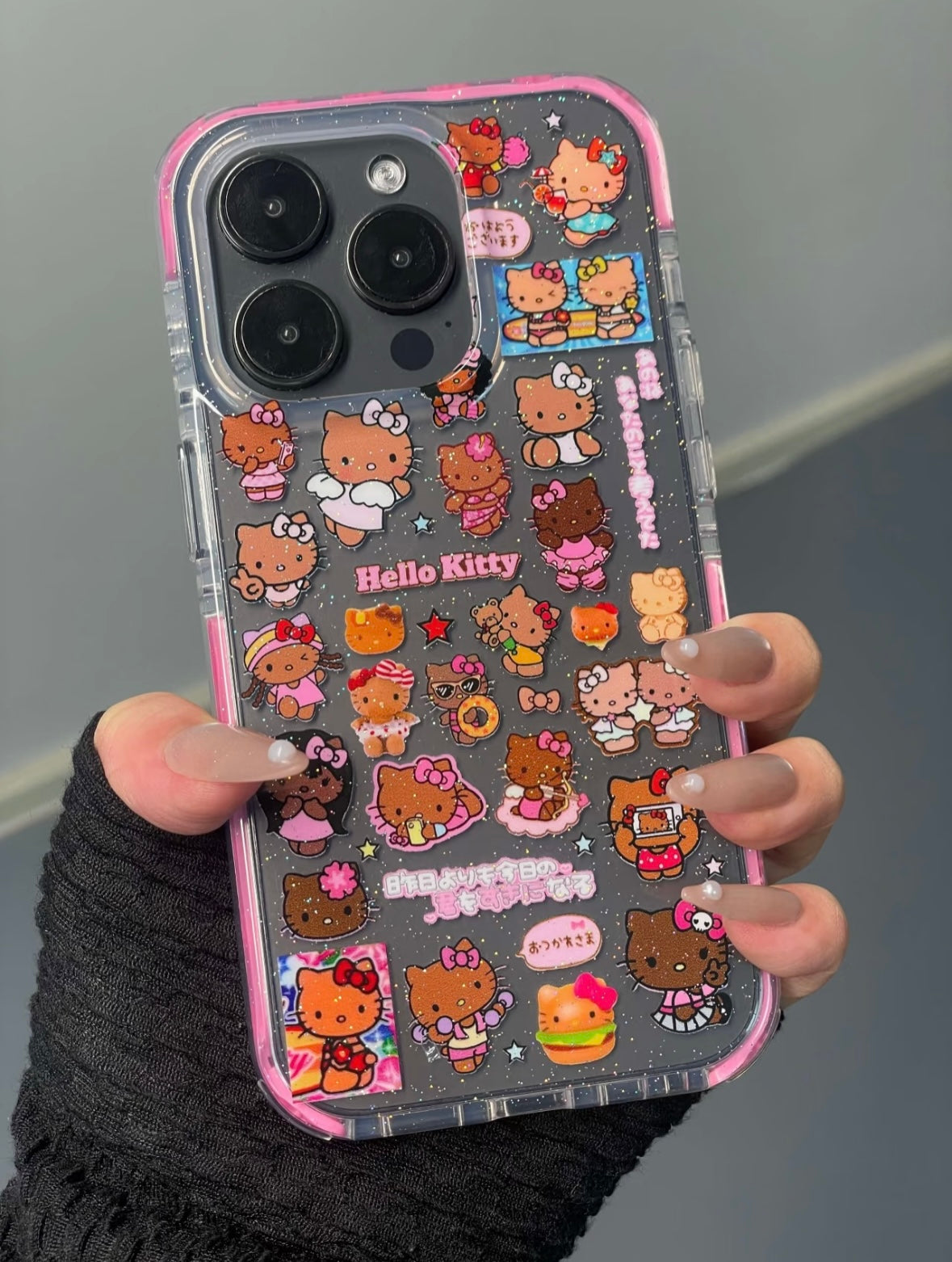 Hellokitty Hawaii Clear Cute Kawaii Phone Case #0509