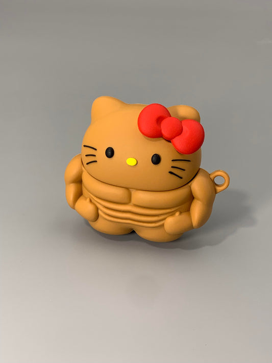 Hellokitty Cute Muscle Shape Phone Shape Silicone Cute Kawaii AirPods Case #0571