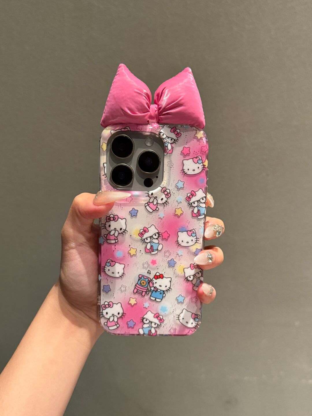 Hellokitty Pink Bow Hipper Cute Kawaii Phone Case #0552
