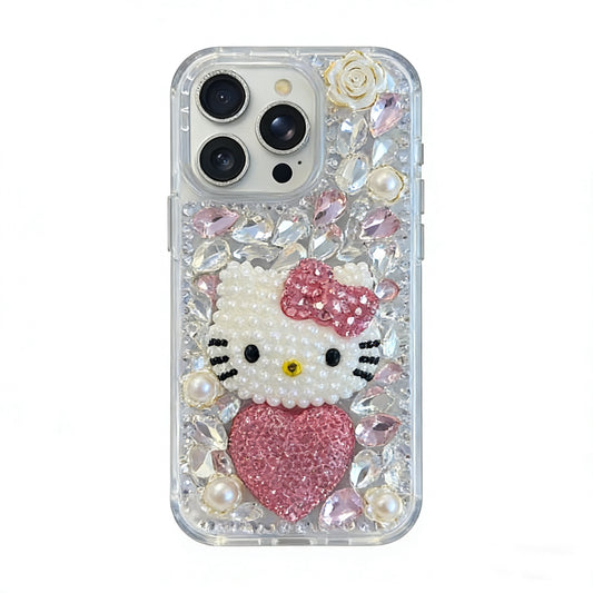 Hellokitty Handmade Diamond Sparkles Phone Case #0318