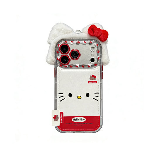 Hellokitty Pluffed headband Cute Kawaii Phone Case #0574